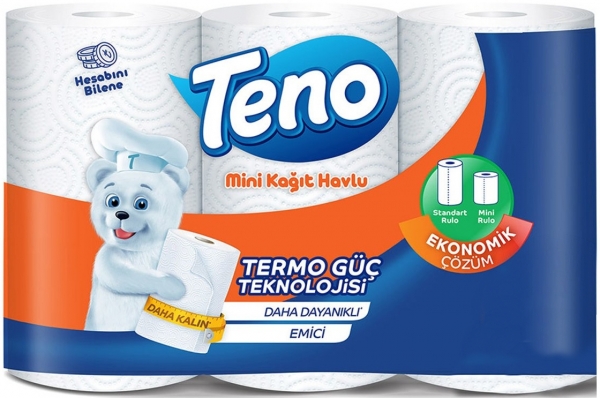 Teno Mini Kağıt Havlu 3 Rulo