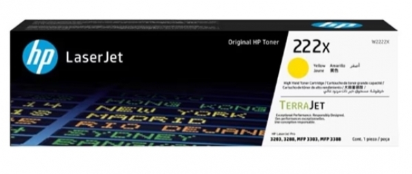 HP 222X Toner (Sarı)