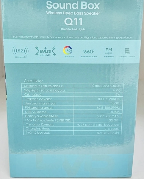 Dvip Q11 Bluetooth Hoparlör
