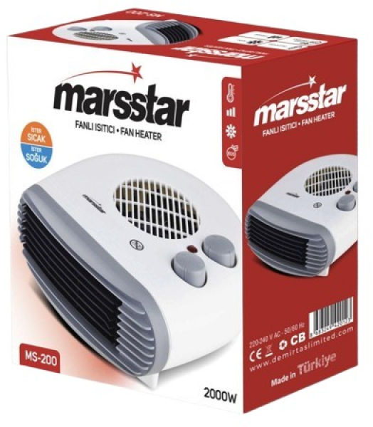 Marsstar MS-200 2000W Fanlı