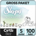 Sleepy Bio Natural 5 Beden 100 Adet Bebek Bezi