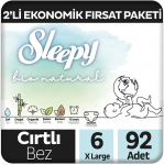 Sleepy Bio Natural 6 Beden 92 Adet resim