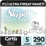 Sleepy Bio Natural 5 Beden 290 Adet resim