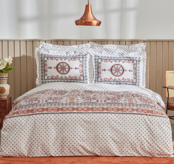 Karaca Home Aprika Kiremit 200x220 cm