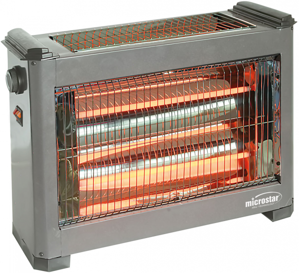 Microstar Şömine 1800W Quartz Isıtıcı