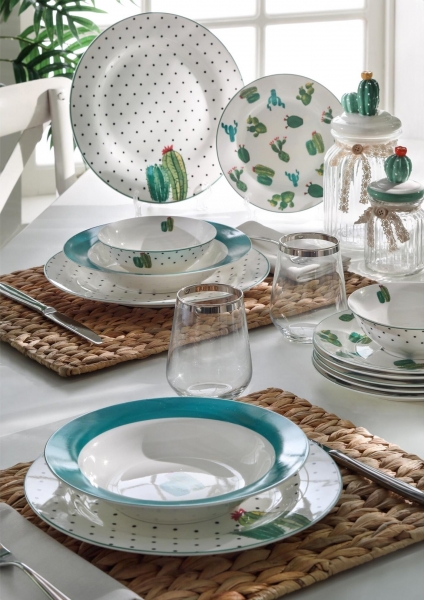 Pierre Cardin Cactus 24 Parça Yemek Takımı