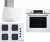 Bosch Beyaz 3 Lü Ankastre Set POP7C2P30O + HBF514BW1T + DWK63PJ20T