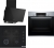 Bosch Siyah 3 Lü Ankastre Set POP6C6P30O + HBF514BS1T + DWK63PJ60T