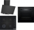 Bosch Siyah 3 Lü Ankastre Set POP6C6P30O + HBF514BB1T + DWK64PJ60T