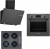Bosch Gri 3 Lü Ankastre Set POP6C9O10O + HBF512BH1T + DWK66PJ70T