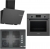 Bosch Gri 3 Lü Ankastre Set POP7C9O12O + HBF512BH1T + DWK66PJ70T