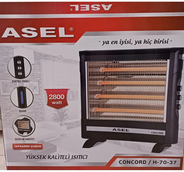 Asel H-70-37 Concord 2800W Infrared Isıtıcı