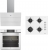Beko Yeni Beyaz Ankastre Set BOCD T 6510 EB + BFC 431 B + BDE 6053 B