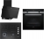 Siemens Siyah Ankastre Set EO7C6PO12O + HB514FBR1T + LC63KPJ60T