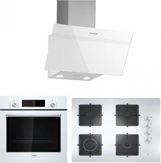 Siemens Beyaz Ankastre Set EO7C2PO12O + HB012FBW1T + LC63KPJ20T