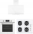 Vestel Beyaz Ankastre Set AO-65104 B + AF-7684 YB + AD-63340 B