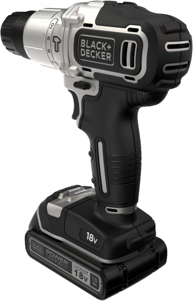 Black+Decker BDCHD18SC2K-QW Akülü Matkap