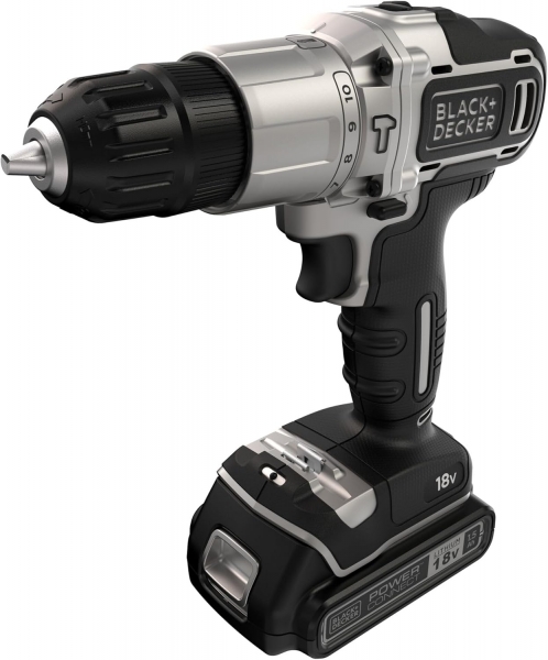 Black+Decker BDCHD18SC1K-QW Akülü Matkap (1 Akülü)