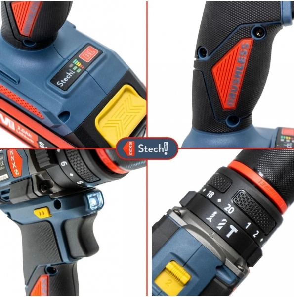 Stechend SX22 2.0Ah Akülü Matkap (2 Ah)