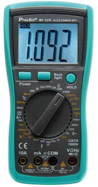 Proskit MT-1270 Dijital Multimetre
