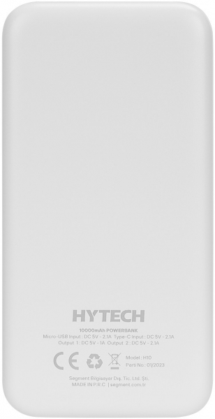 Hytech H10 10000 mAh Powerbank