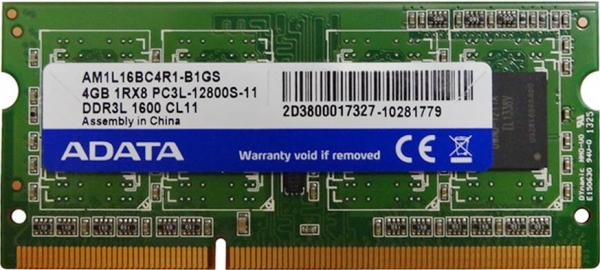 Adata AM1L16BC4R1-B1GS 4 GB 1600 MT