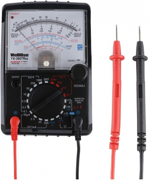 WellHise YX360 Treb Analog Multimetre