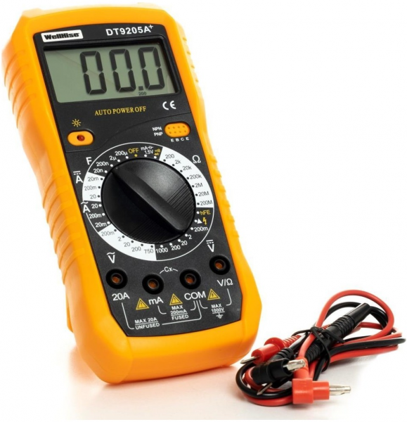 WellHise DT9205A+ Dijital Multimetre