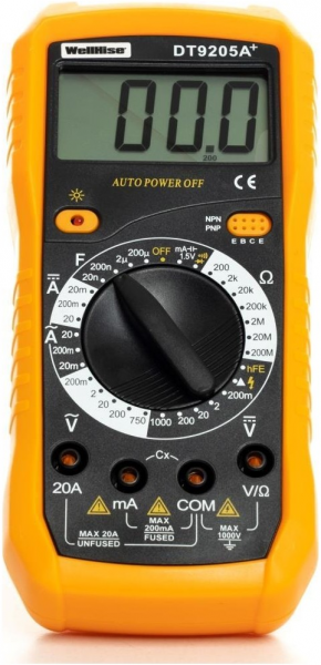 WellHise DT9205A+ Dijital Multimetre