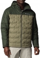 Columbia Grand Trek III Down Hooded Stone Green (WM7857-397) Erkek Şişme Mont