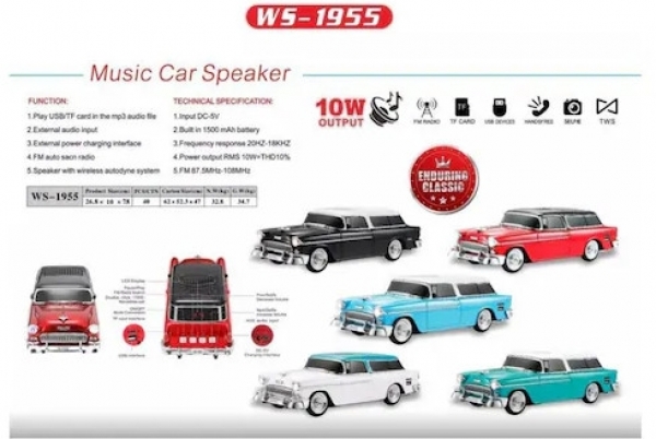 Wster WS-1955BT Bluetooth Hoparlör