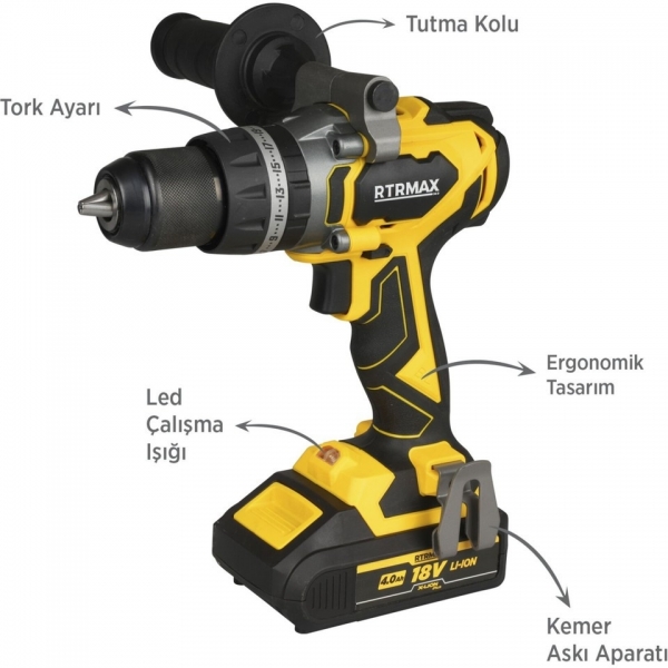 Rtrmax RTX3010 Akülü Matkap
