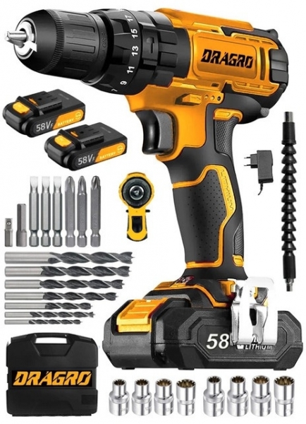 Dragro GTX-58 Akülü Vidalama