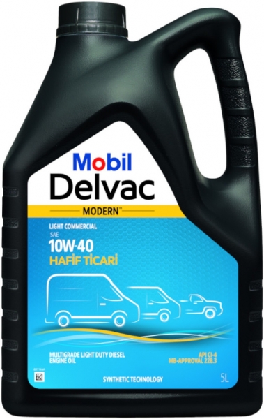 Mobil Delvac Modern Light Commercial 10W-40 Motor Yağı