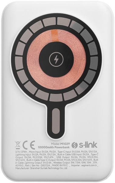 S-link M1029 10000 mAh Powerbank