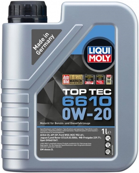 Liqui Moly Top Tec 6610 0W-20 Motor Yağı (1 litre)