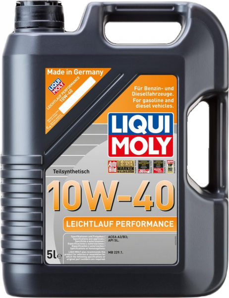 Liqui Moly Leichtlauf Performance 10W-40 Motor Yağı (5 litre)