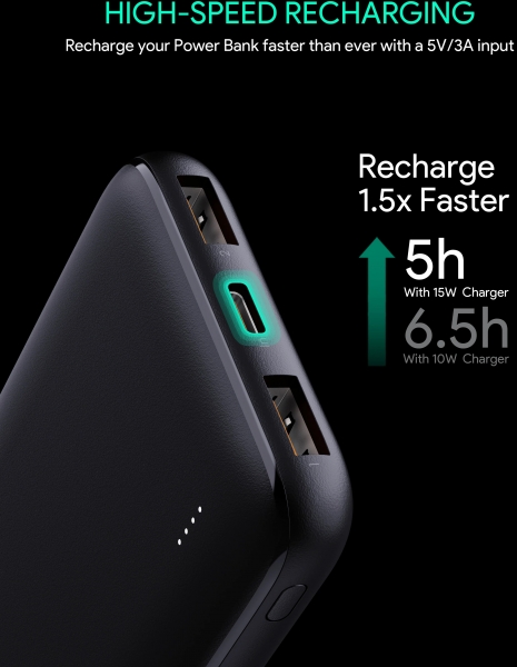Aukey Basix Slim 15W 10000 mAh Powerbank
