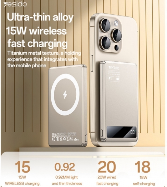 Yesido YP66 5000 mAh Powerbank