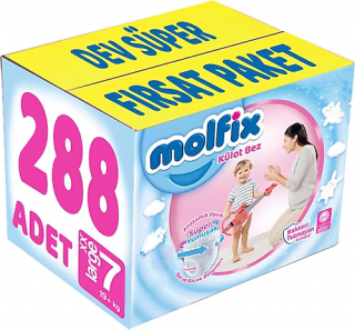 Molfix Külot Bez 7 Beden 288 Adet Bebek Bezi