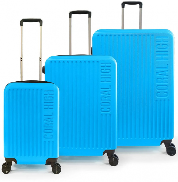 Coral High 16425 ABS 3'lü Valiz Seti