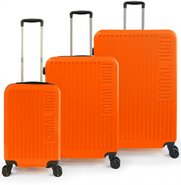 Coral High 16520 ABS 3'lü Valiz Seti