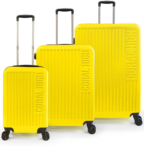 Coral High 16455 ABS 3'lü Valiz Seti