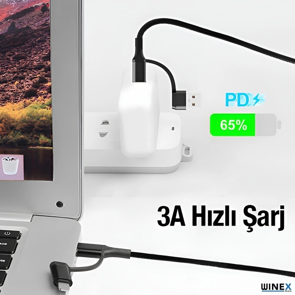 Winex YK3455 100W Şarj Kablosu