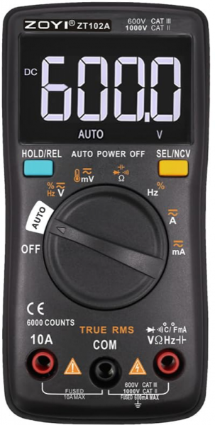 Zoyi ZT-102A Dijital Multimetre