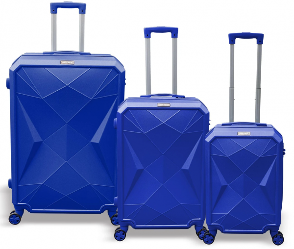 Coral High 16605 Diamond ABS 3'lü Valiz Seti