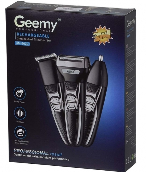 Geemy GM-6639 Çok Amaçlı Tıraş Makinesi