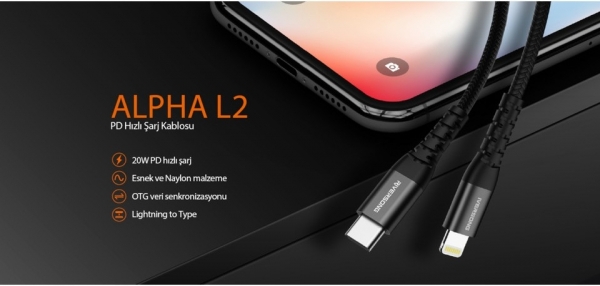 Riversong Alpha L2 Şarj Kablosu
