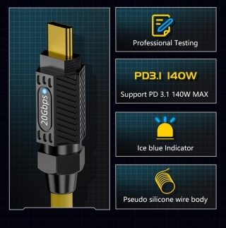 Livx Screw 140W Şarj Kablosu