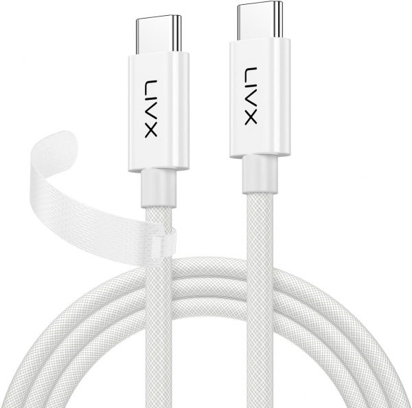 Livx White 100W Şarj Kablosu